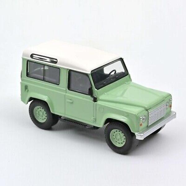 1:43 Land Rover Defender 1995 Grüner und weißer Jet-PKW